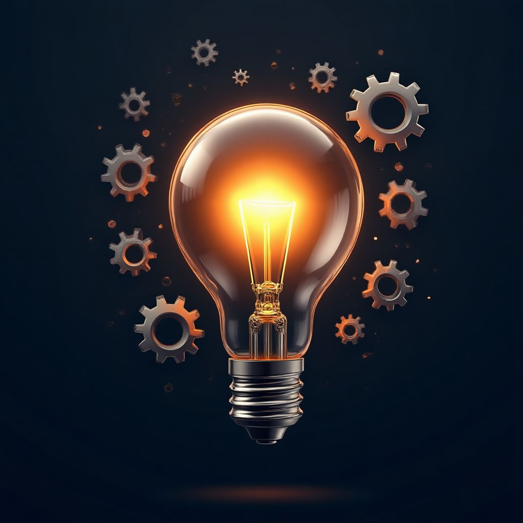 Ícono de innovación constante